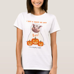 Boo! I Put a Spell on You Pygmy Hippo T-Shirt