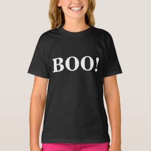 Boo! in bold letters for Halloween T-Shirt