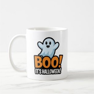 boo. it's halloween cute design coffee mug