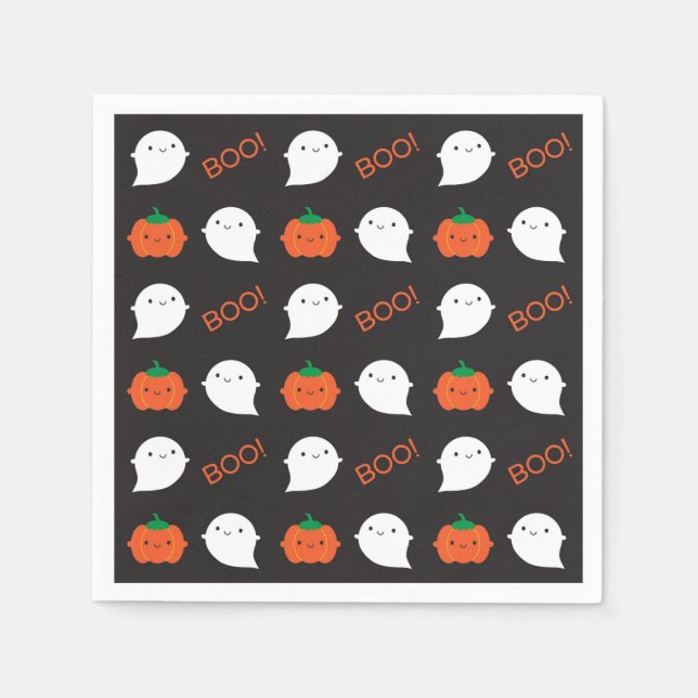 Boo! It's Halloween Napkin (Front)