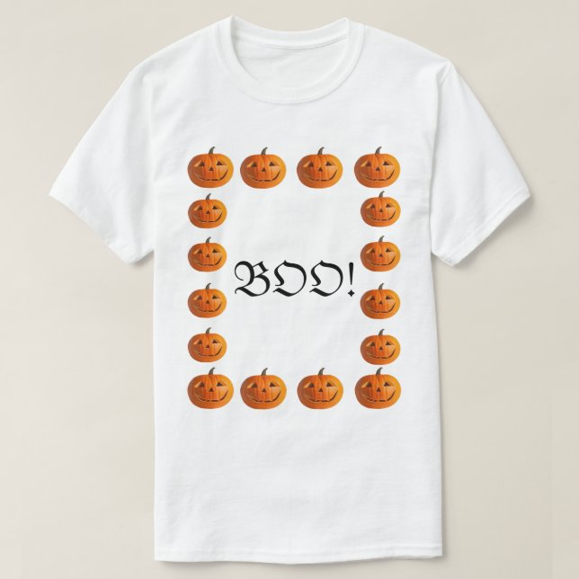 BOO Jack-O-Lantern 2 T-Shirt (Design Front)