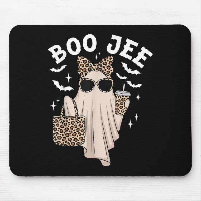 Boo Jee Boujee Nk Ghost Halloween October Vibes  Mouse Pad (Front)