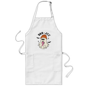 Boo-Jee funny Halloween Tumbler-Inspired Ghost Long Apron
