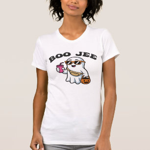 BOO-JEE Ghost – Funny Boujee Halloween Design T-Shirt