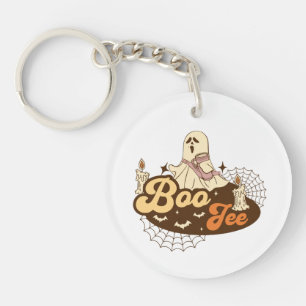 Boo-Jee Ghost Halloween funny Key Ring