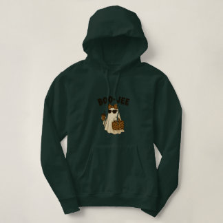 BOO-JEE Leopard Print Ghost Hoodie