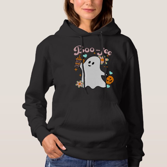 Boo-Jee | Retro Ghost Hoodie (Front)