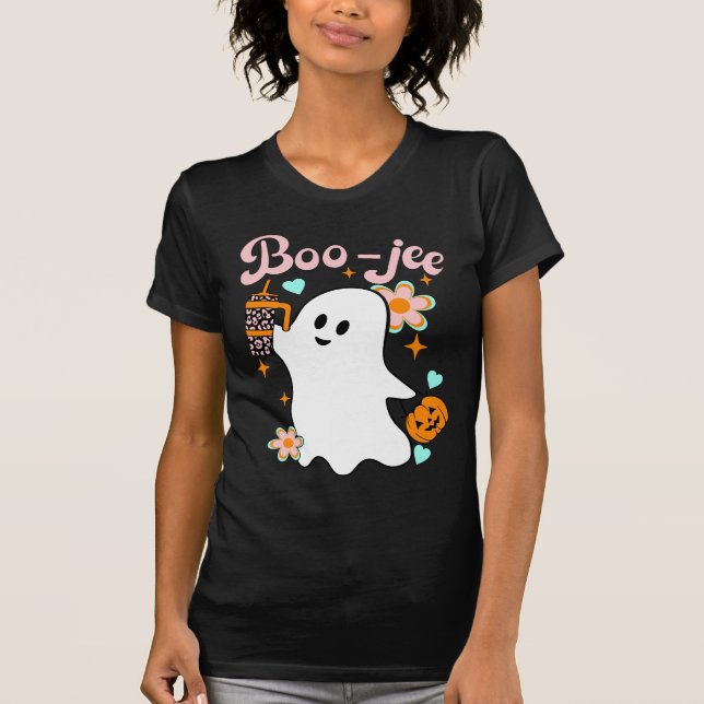 Boo-Jee | Retro Ghost T-Shirt (Front)