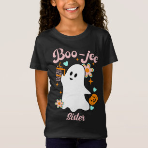 Boo-Jee Sister   Retro Ghost T-Shirt