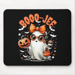Boo-jee Trick Or Treat Spooky Ghost Jack O Lantern Mouse Pad