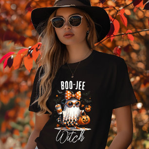 Boo-Jee Witch Halloween  Tri-Blend Shirt