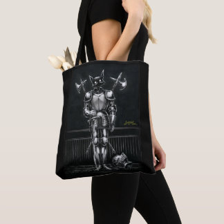 Boo Kitty in Armour Tote Bag