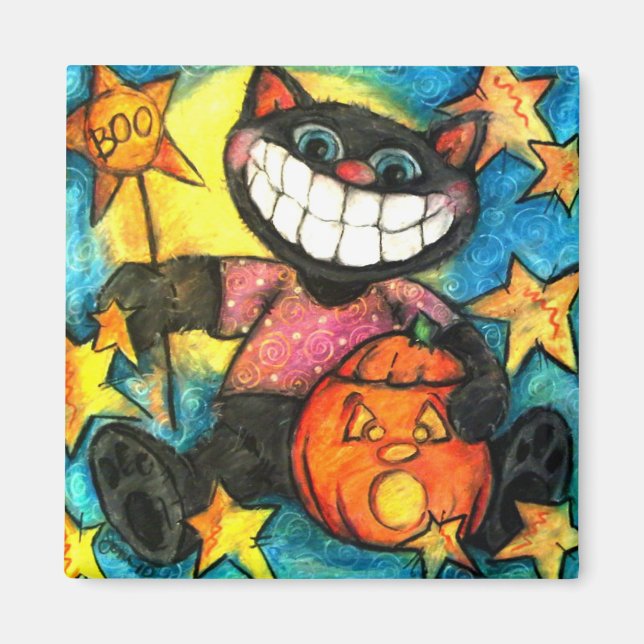 Boo Kitty Magnet (Front)