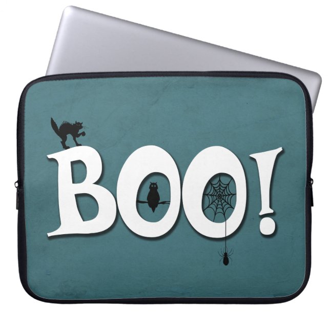 Boo! Laptop Sleeve (Front)