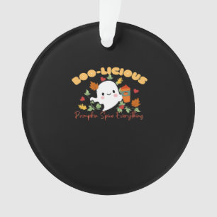 Boo-Licious Pumpkin Spice Everything Essential Ornament