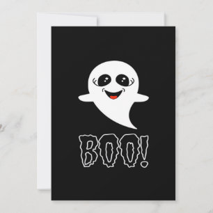 Boo! Little Halloween By Lucas Holiday Card