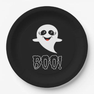 Boo! Little Halloween By Lucas Paper Plate