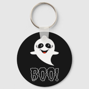 Boo Little Halloween Classic Design Key Ring