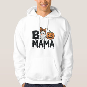 Boo Mama Halloween Ghost Pumpkin Mum Shirt Design_