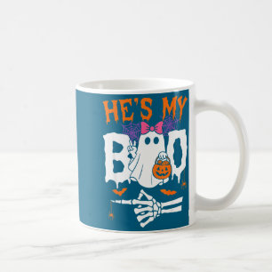 Boo matching couple halloween funny boo coffee mug