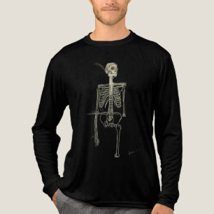 Boo Men-Long T-Shirt Design. Tri-Blend Shirt