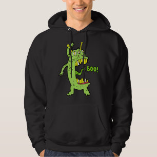 Boo Monster Alien Halloween Hoodie