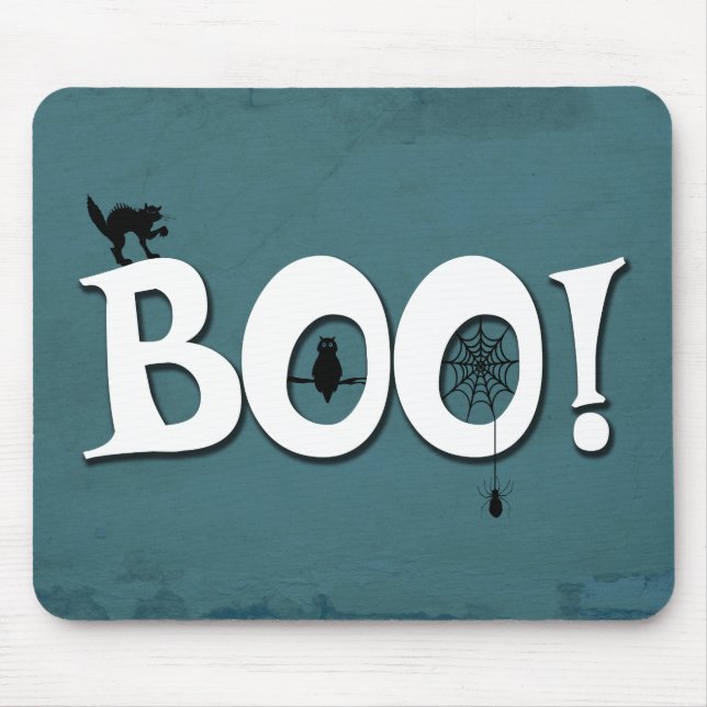 Boo! Mouse Pad (Front)