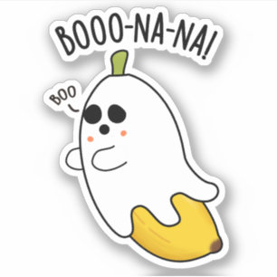 Boo-nana Funny Ghost Banana Pun 
