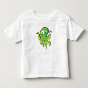 Boo Octopus Green Kids Clothing & Décor Toddler T-Shirt