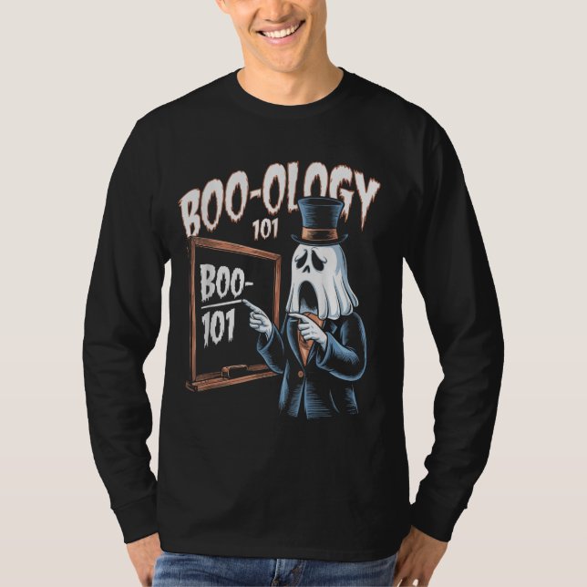 Boo-Ology 101,happy halloween T-Shirt (Front)