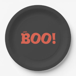 Boo! paper plate