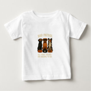 Boo Patrol Halloween Dog Squad Baby T-Shirt