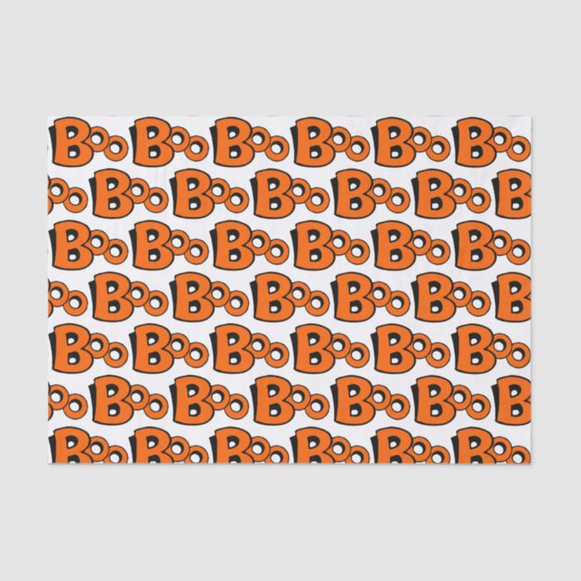 Boo Pattern Tissue Paper (Front)