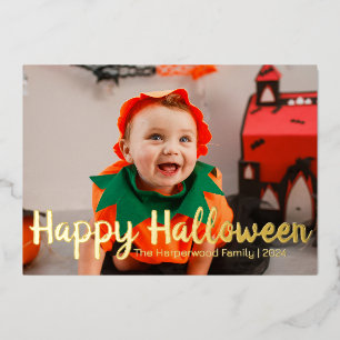 Boo pumpkin jack-o-lantern happy Halloween Photo