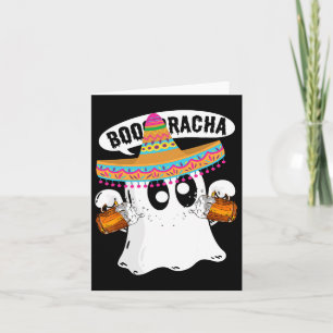 Boo-racha Halloween Cute Ghost Boo Borracha Cinco Card