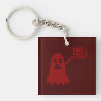 Boo-Red Keychain