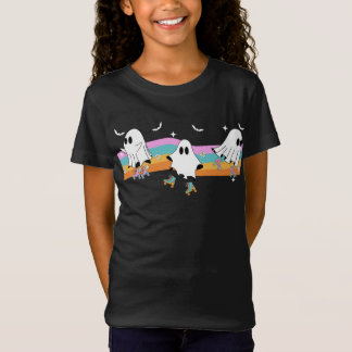Boo Roller Skating Hippie Ghost Love Roller Skate  T-Shirt