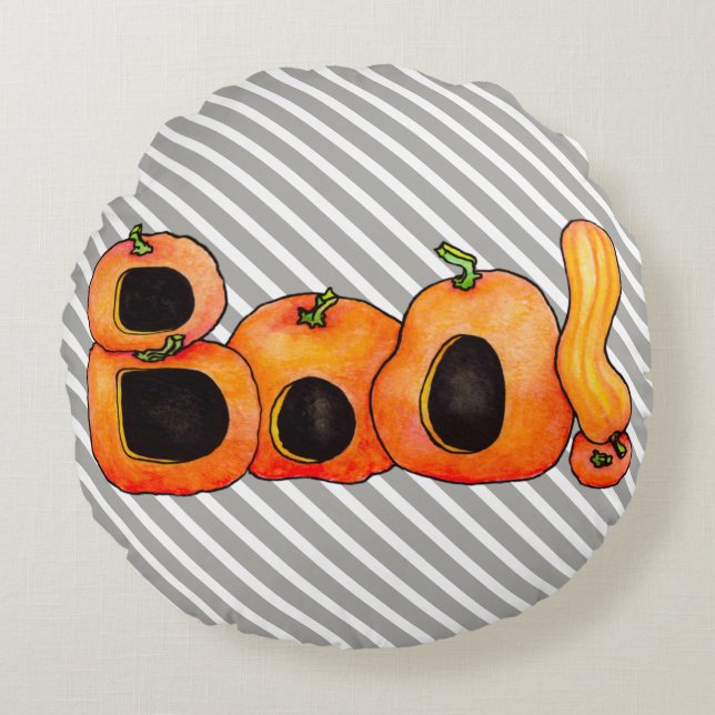 Boo Round Cushion (Front)