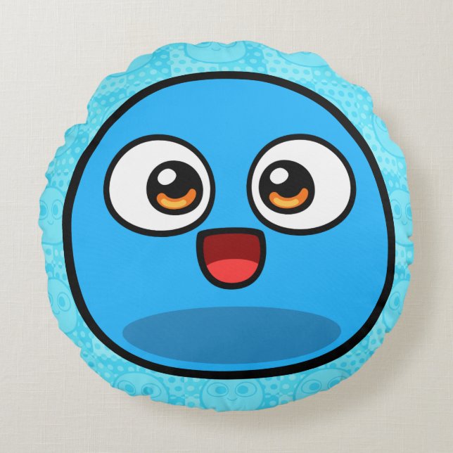Boo Round Pillow (Front)