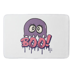 Boo scary bath mat