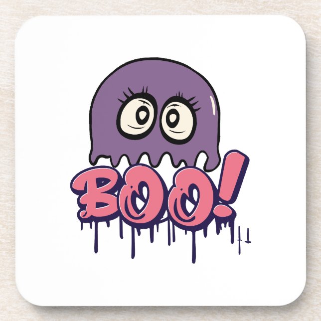Boo scary coaster (Front)