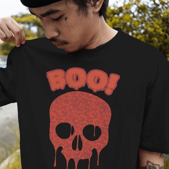 Boo! Skull  T-Shirt (Creator Uploaded)
