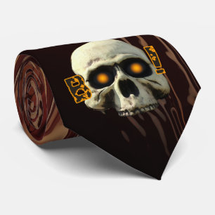 Boo Skull Tie