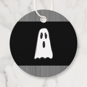 BOO! Spooky Cute Ghost Halloween Costume Party Favour Tags