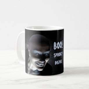 Boo! Spooky Drink. Funny vampire Halloween Coffee Mug