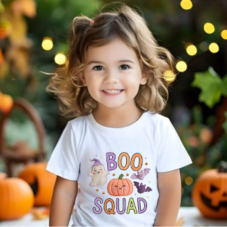Boo Squad: Cute Halloween Friends Baby T-Shirt