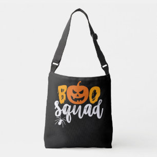 Boo Squad - Funny Pumpkin Spider Halloween Crossbody Bag