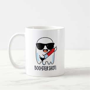 Boo-ster Shot Funny Ghost Vaccine Pun Coffee Mug