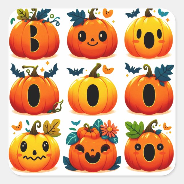 Boo Stickers  (Front)