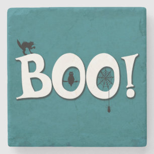 Boo! Stone Coaster